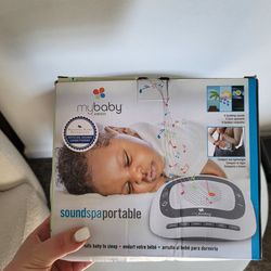 SoundSpa White Noise Machine for Babies | 6 Soothing Lullabies for Newborns, Sound Therapy for Travel, Relaxing, Kids, Newborns, Baby Songs, Adjustabl