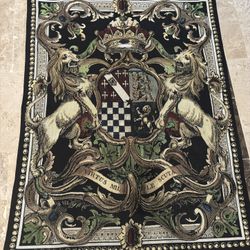 Beautiful Large Lion Tapestry 