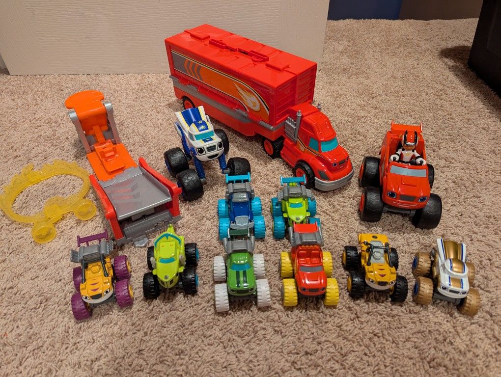 Blaze And The Monster Machines Lot