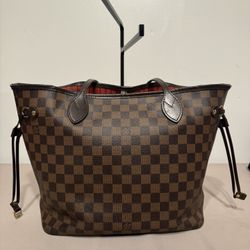 Authentic Louis Vuitton Neverfull MM Damien Ebene