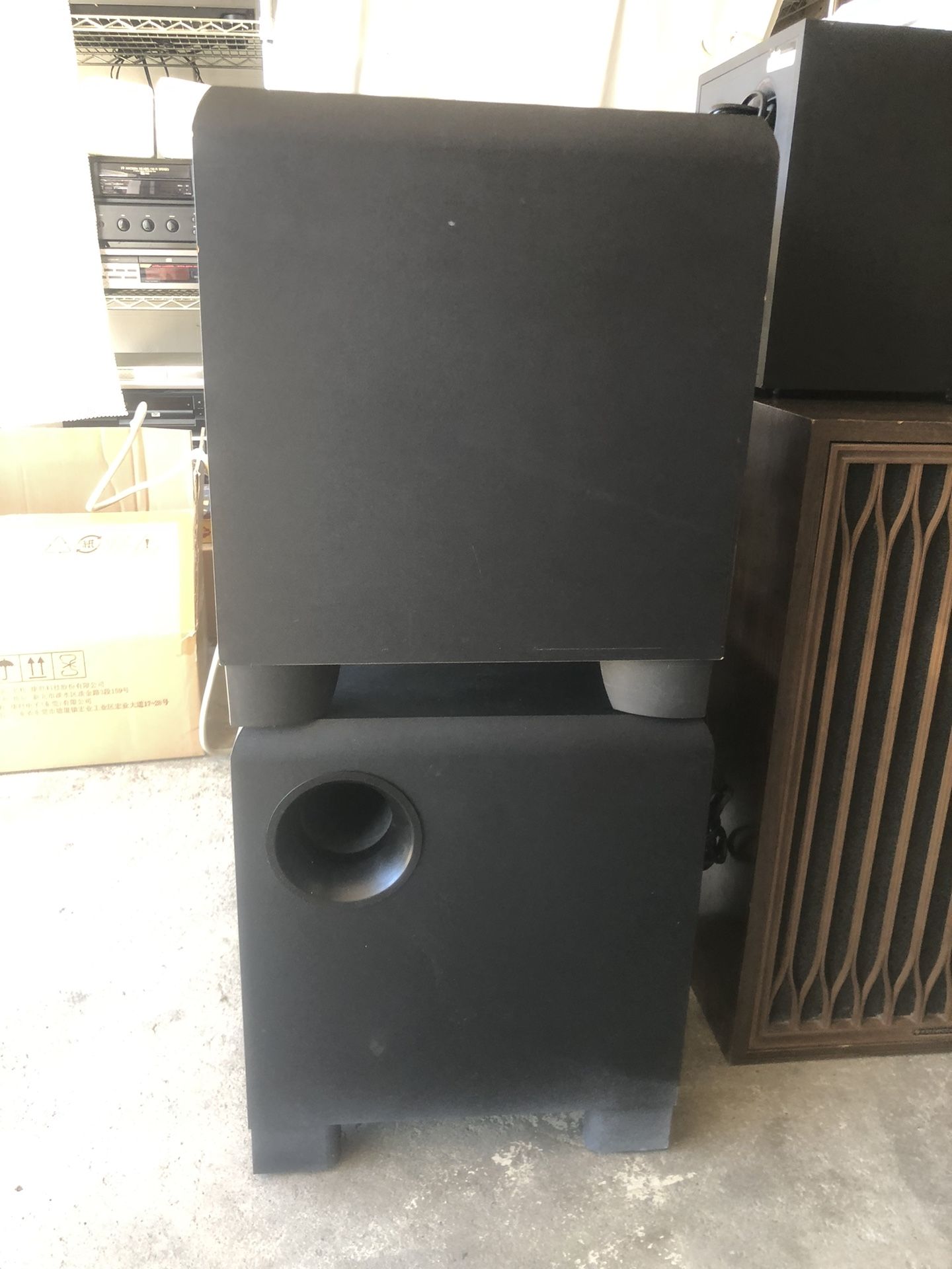Klipsch KSW12 And Klipsch KSW 150 Powered Subwoofer . Made In USA