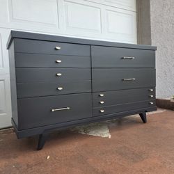 MCM Mid Century Modern 6 Drawer Dresser Harmony House Freshly Refinished
