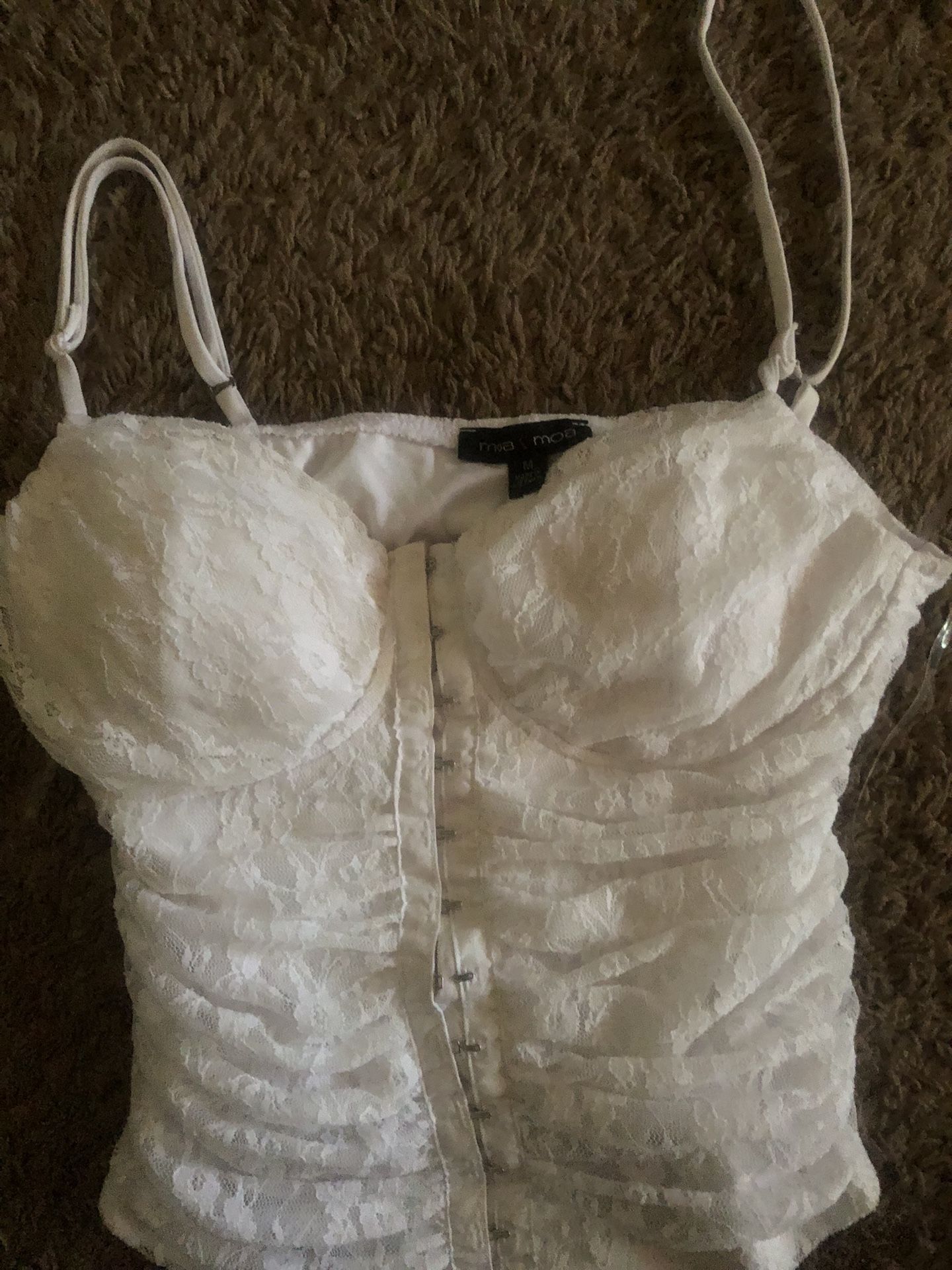 white corset