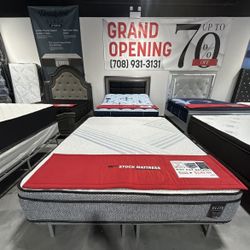 Elite Orthopedic Pillow Top Mattress & Box Spring