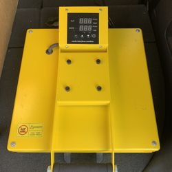 Yellow Heat Press Machine
