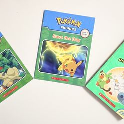 Pokémon Phonics (Give it Back) (Save the Day) & (Pokémon Flip Book #1)