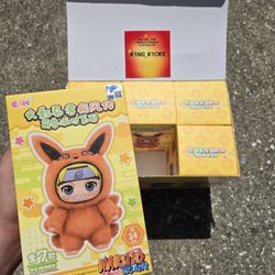 Labubu Naruto Top Toy Beast Party Plush KeyChains Limited Edition