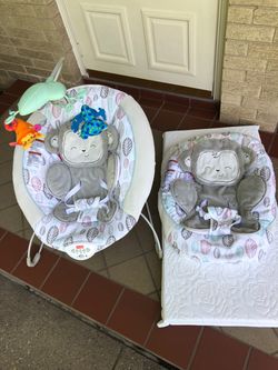 Fisher Price SnugaMonkey Deluxe Bouncer *Like New*