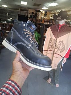 Botas De Piel De México Cómodas Para Trabajar 