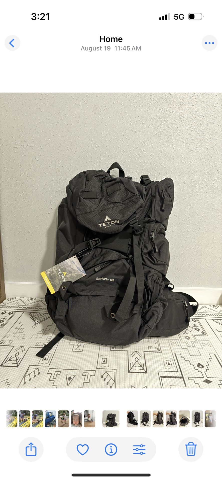 Teton Hiking Backpack