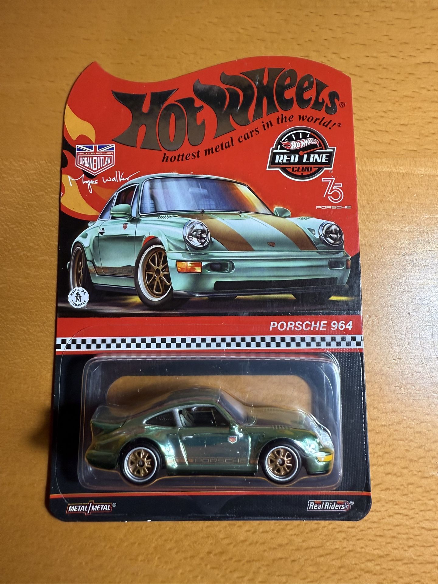 Hot Wheels RLC Exclusive Porsche 964 Green Magnus Walker Urban Outlaw