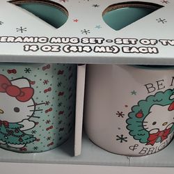 Hello Kitty Christmas Mug Set