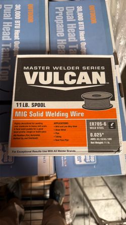 Vulcan 11 lb Spool MIG Solid Welding Wire