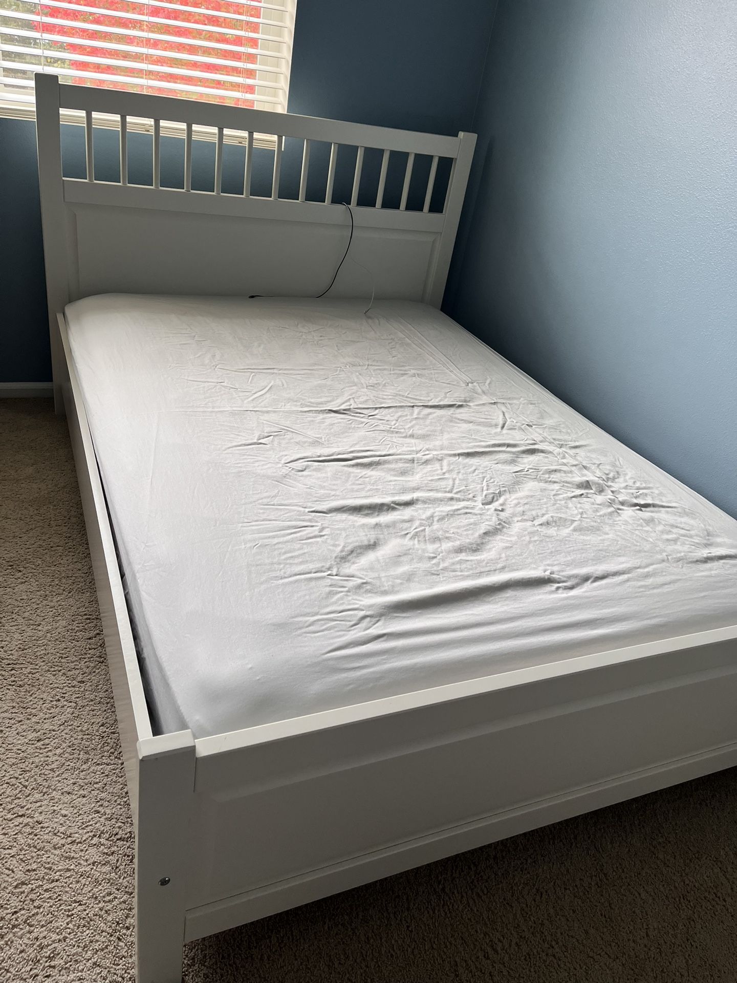 FREE. IKEA Full Size Bed Frame And Mattress 