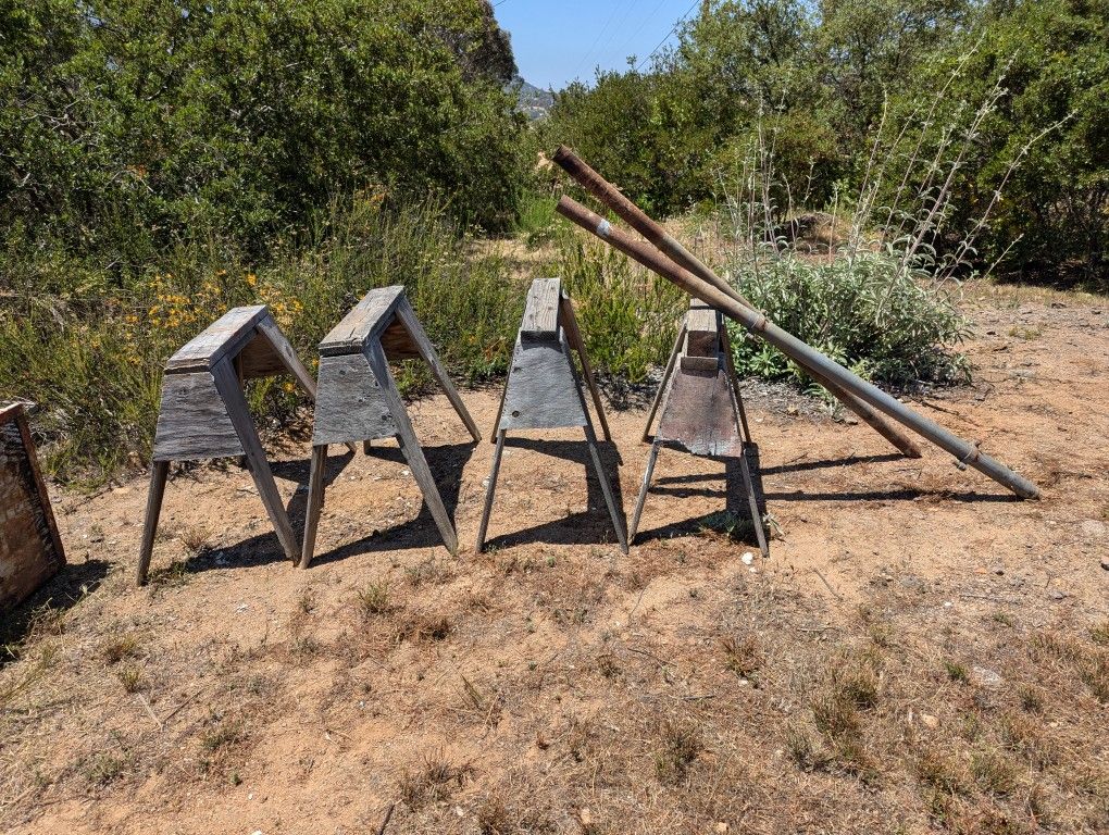 Wooden Saw Horses