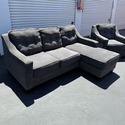 Gray Sectional Couch Set - Ashley’s 