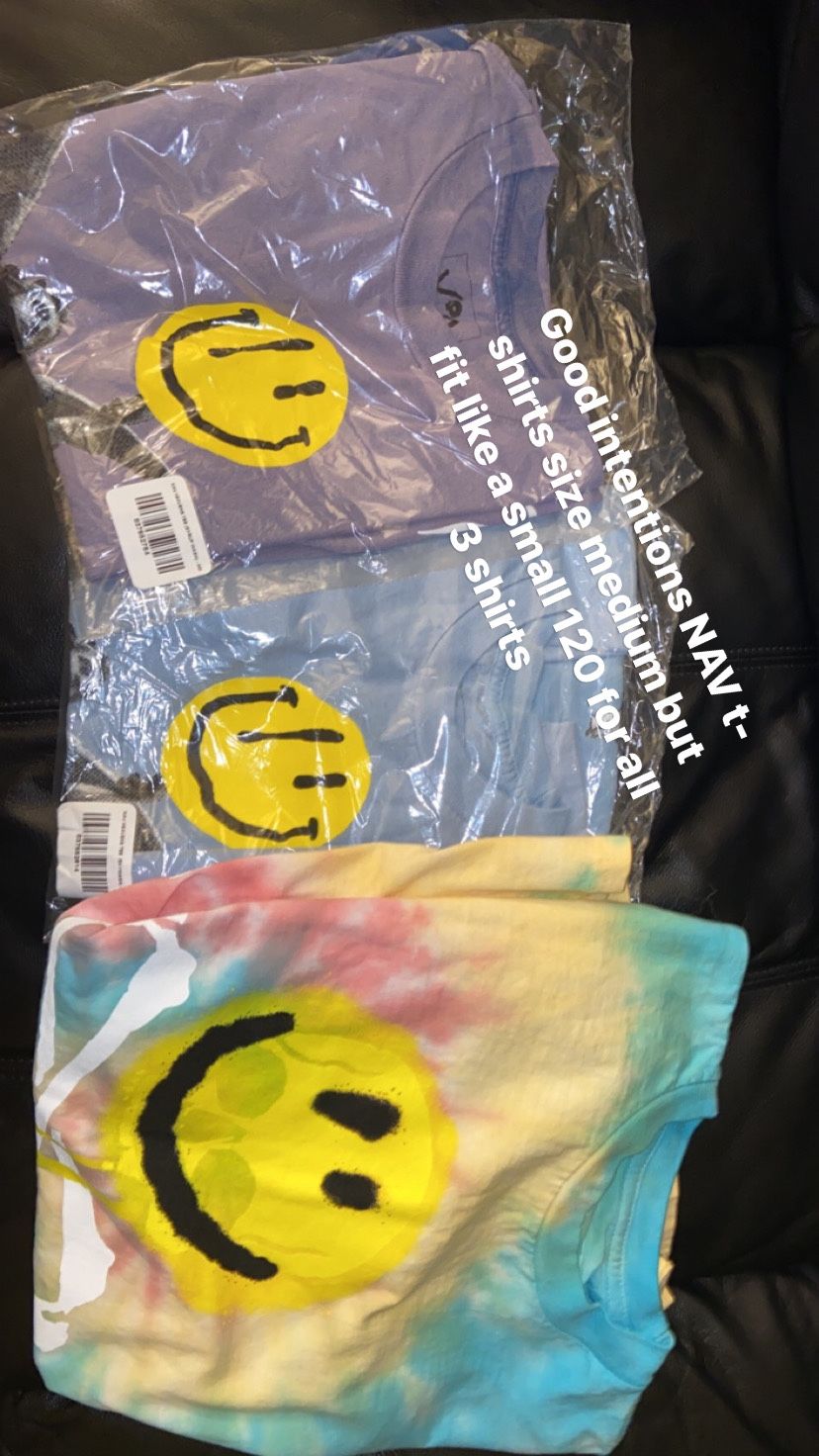 NAV Good Intentions shirts