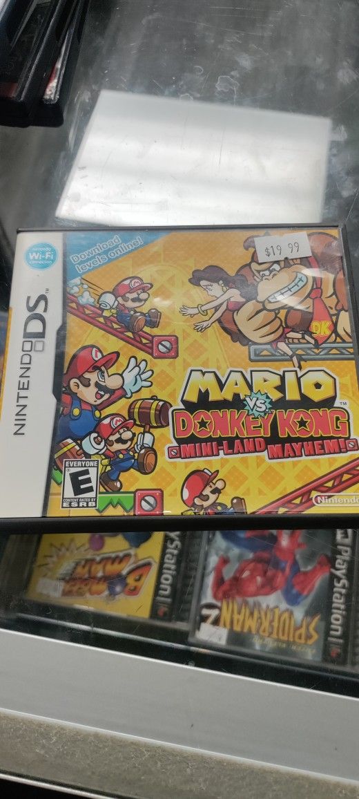 Mario Vs Donkey Kong Mini Land Mayhem DS