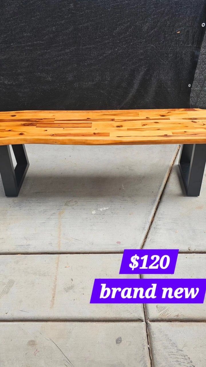Wooden Bench For Outdoors Or For Kitchen Table