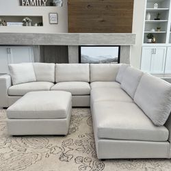 NEW & FREE Island Wide Delivery 🚚 Luxury Modular Feather Sectional Sofa Couch