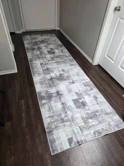Abstract Runner Rug 3x10 Ft Washable