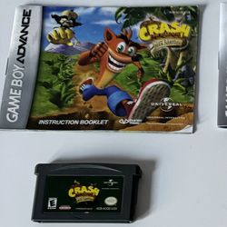 Crash Bandicoot The Huge Adventure Gameboy Advance GBA