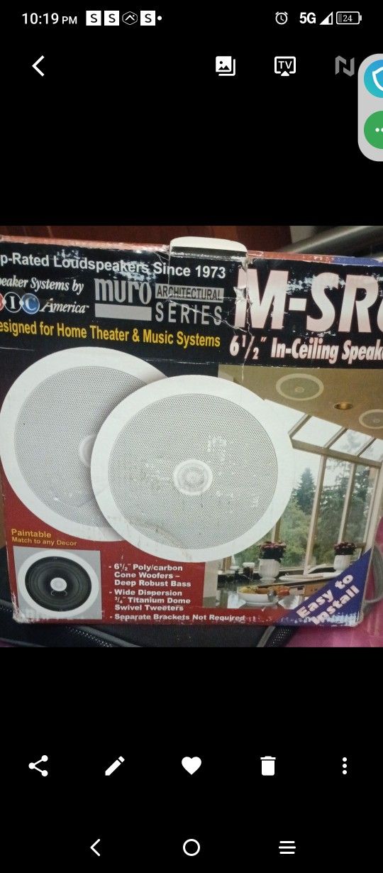 In Ceiling Speakers