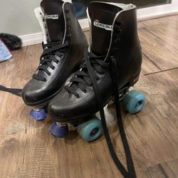 Black Chicago Skater Quad Roller Skates Men’s Size 8 