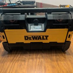 DEWALT DWST08810 ToughSystem Radio and Battery Charger - Yellow/Black