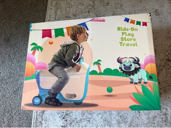 Gyroor Kids Electric Ride On Car Toy for Ages 4-8, 2-in-1 Airplane Travel Suitcase with Storage, 3 Speed Modes,