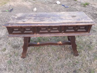 Antique entry table