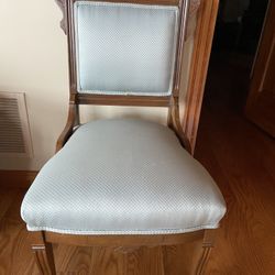 Antique Eastlake Walnut Upholstered Victorian Wood Chair 
