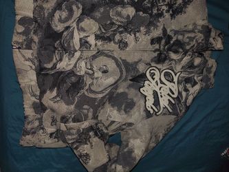 Rebal angel Jacket with Baroque Graphic Print