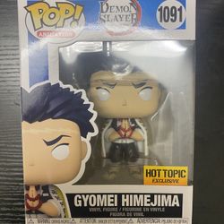 Funko Pop Gyomei Himejima Hot Topic Demon Slayer