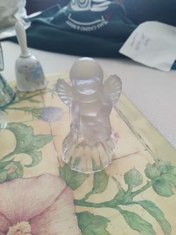Angel crystal bell.