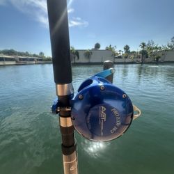Preowned Avet EXW 2 Speeds Reel On A New ShoreMaster Custom 8FT 30-80Lbs  Rod for Sale in Hialeah, FL - OfferUp