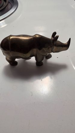 Brass rhino