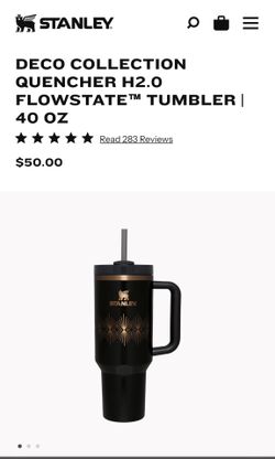 STANLEY. DECO COLLECTION QUENCHER H2.0 FLOWSTATE™ TUMBLER | 40 OZ