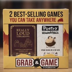 Portable Card Game Bundle 2 Games Travel Party Fun Family Game 