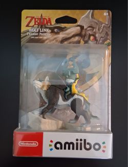 Nintendo Amiibo Zelda Twilight Princess Wolf Link - Brand New