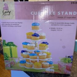 Cupcake Stand With Dessert  Decorator 
