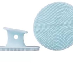 Set Of 2 Silicone Face Scrubbers Exfoliator Brush-Cleansing, Blackhead Scrubb