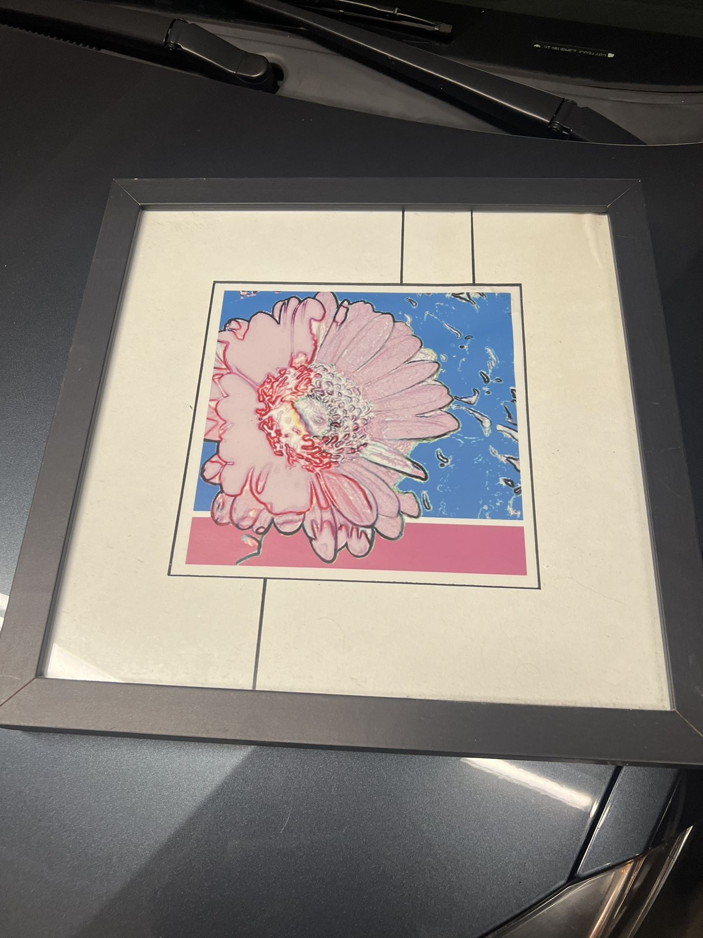Beautiful Artwork Framed Flower Painting