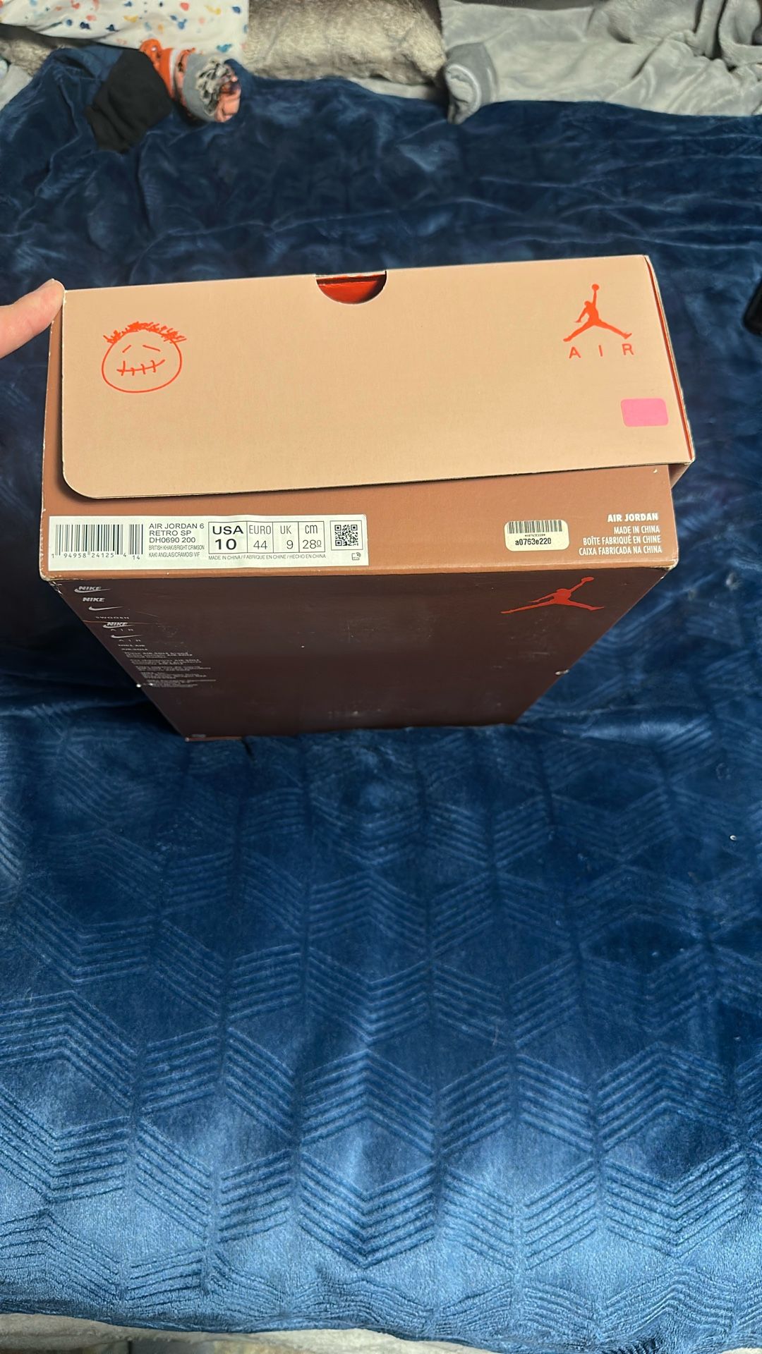 Travis Scott Jordan 6s Size 10
