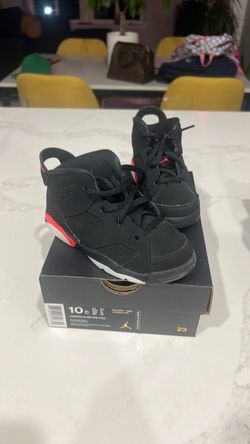 Kids Air Jordan 4 Fire Red 11C & Jordan 6 Infrared 10C – Like New