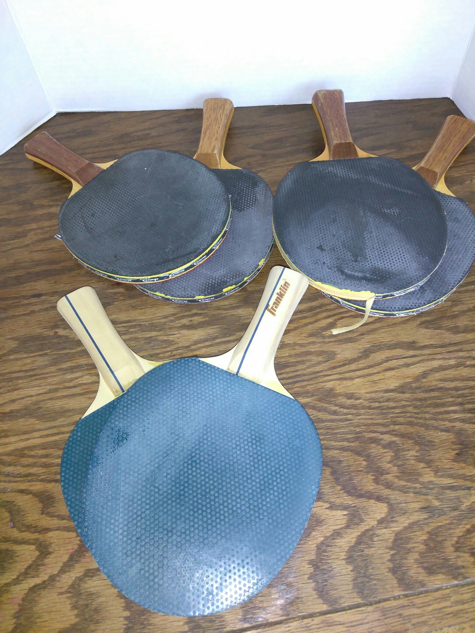 Ping-pong paddles USED!!! 3 sets