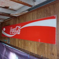 5 ft long Coca-Cola sign
