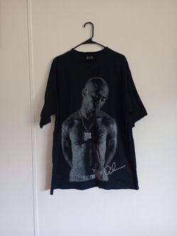Vintage Rare Makaveli Branded 2pac Shakur XL Black T-shirt