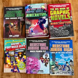 Minecraft Books (six total)