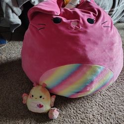 Three Squishmallows Different Sizes